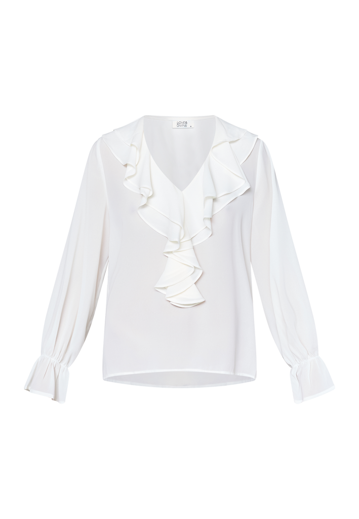 Love & Divine love1433 blouse cream