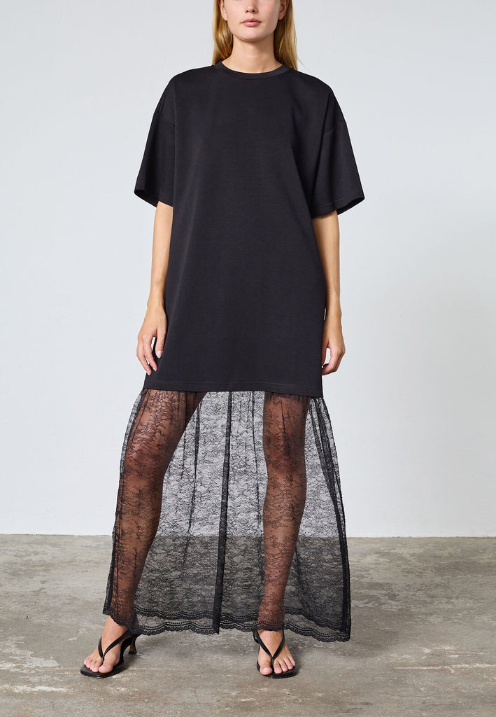 Love & Divine love 1447 T-shirt dress black