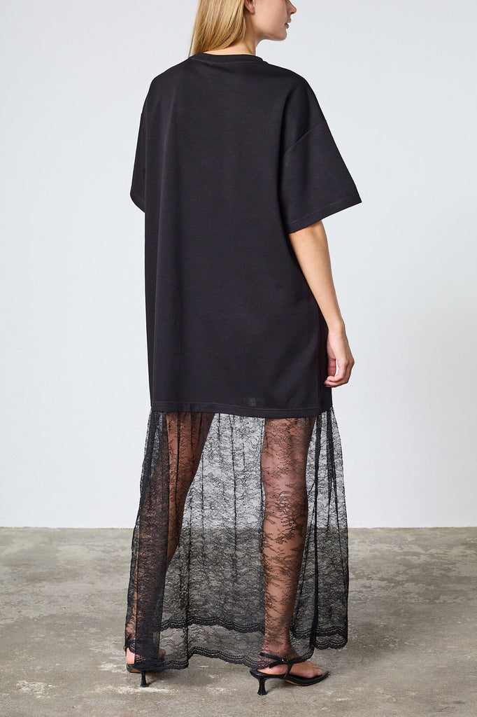 Love & Divine love 1447 T-shirt dress black