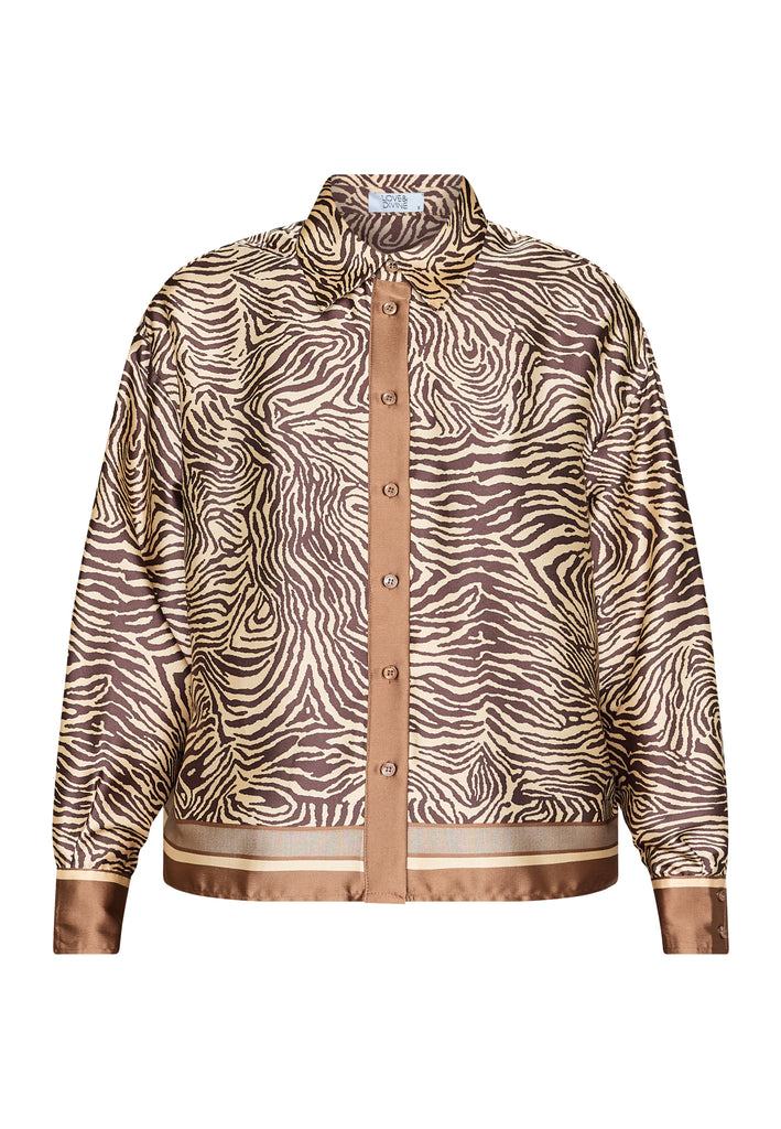 Love & Divine love1393-1 shirt zebra