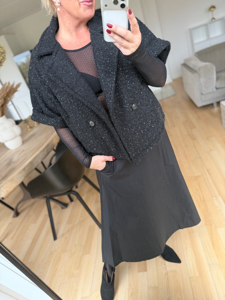 By Engbork Edith jakke SS black