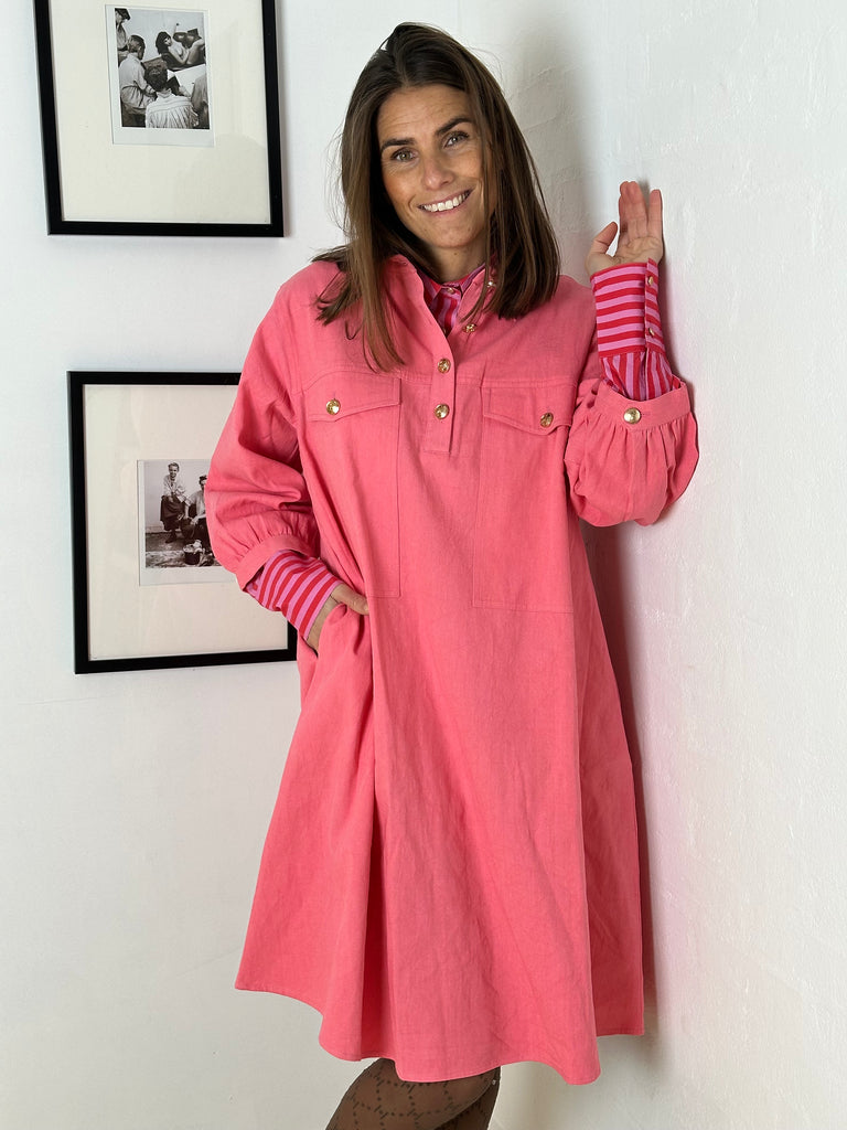 Gaspar 2510722 Rio dress canvas pink