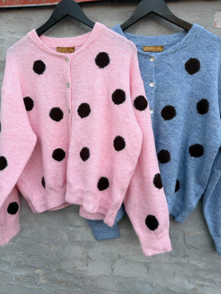 Boho Love B1320 strik DOTS rosa