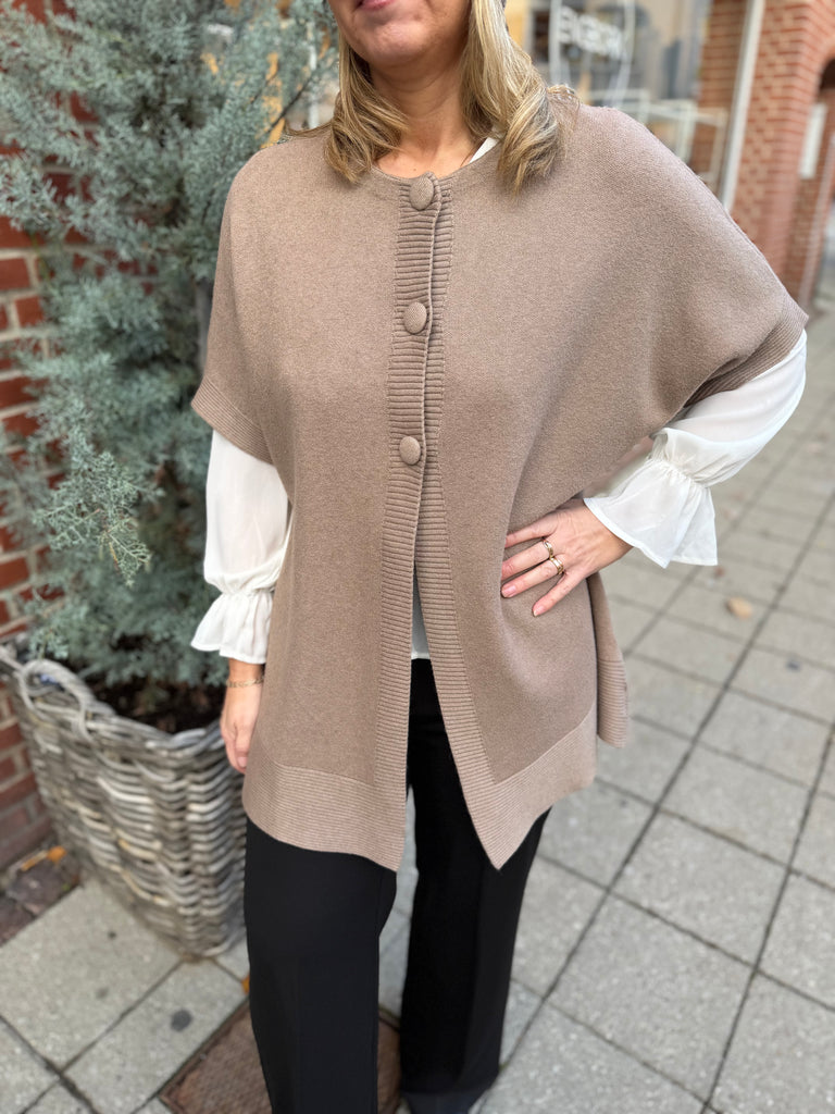 By Engbork Maren cardigan strik sand