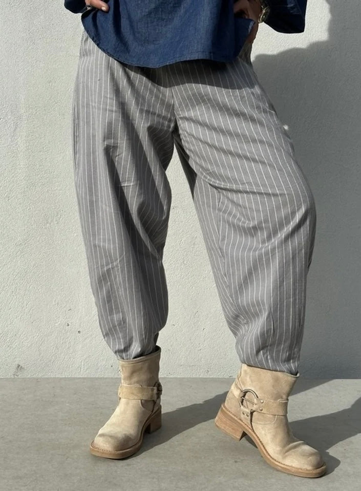 Gaspar 2510902 Colorado stripe pants grey