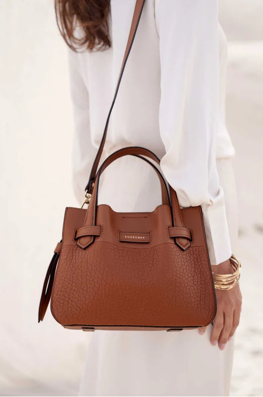 Pourchet Paris 20031 Blossom handbag M camel