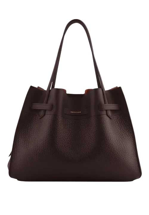 Pourchet Paris 20040 Blossom handbag XL marron