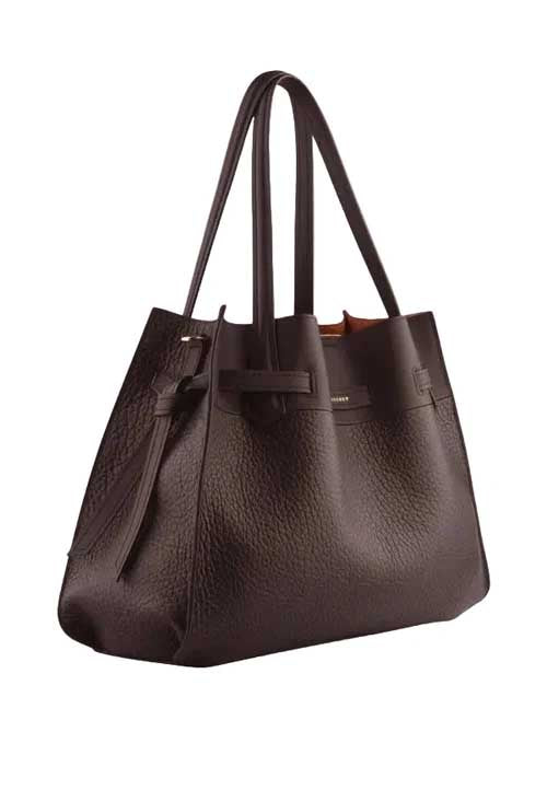 Pourchet Paris 20040 Blossom handbag XL marron