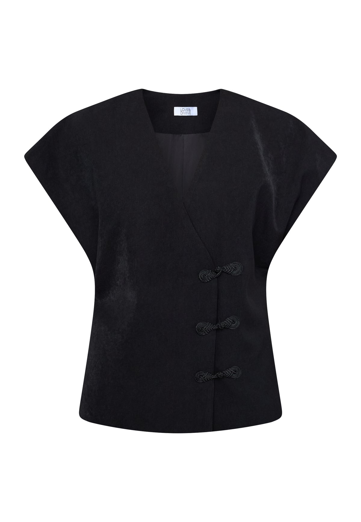 Love & Divine love1632 top vest black