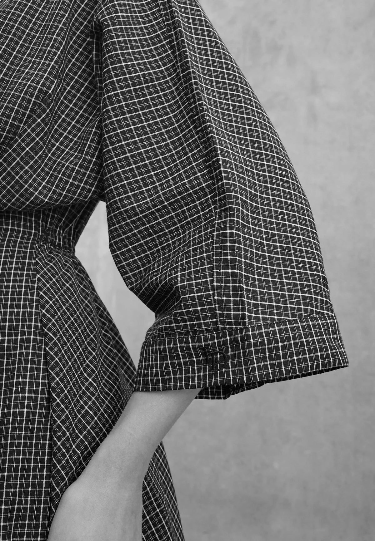 Love & Divine love1510-1 shirt check black