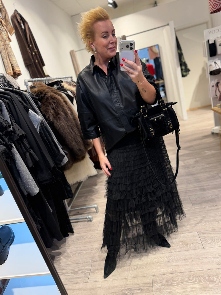 By Engbork Wonder tyl skirt black