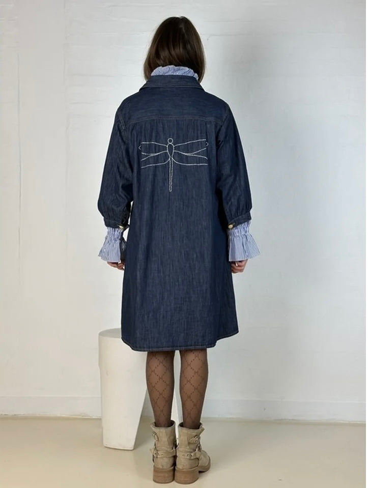 Gaspar 2507720 Rio denim dress dark