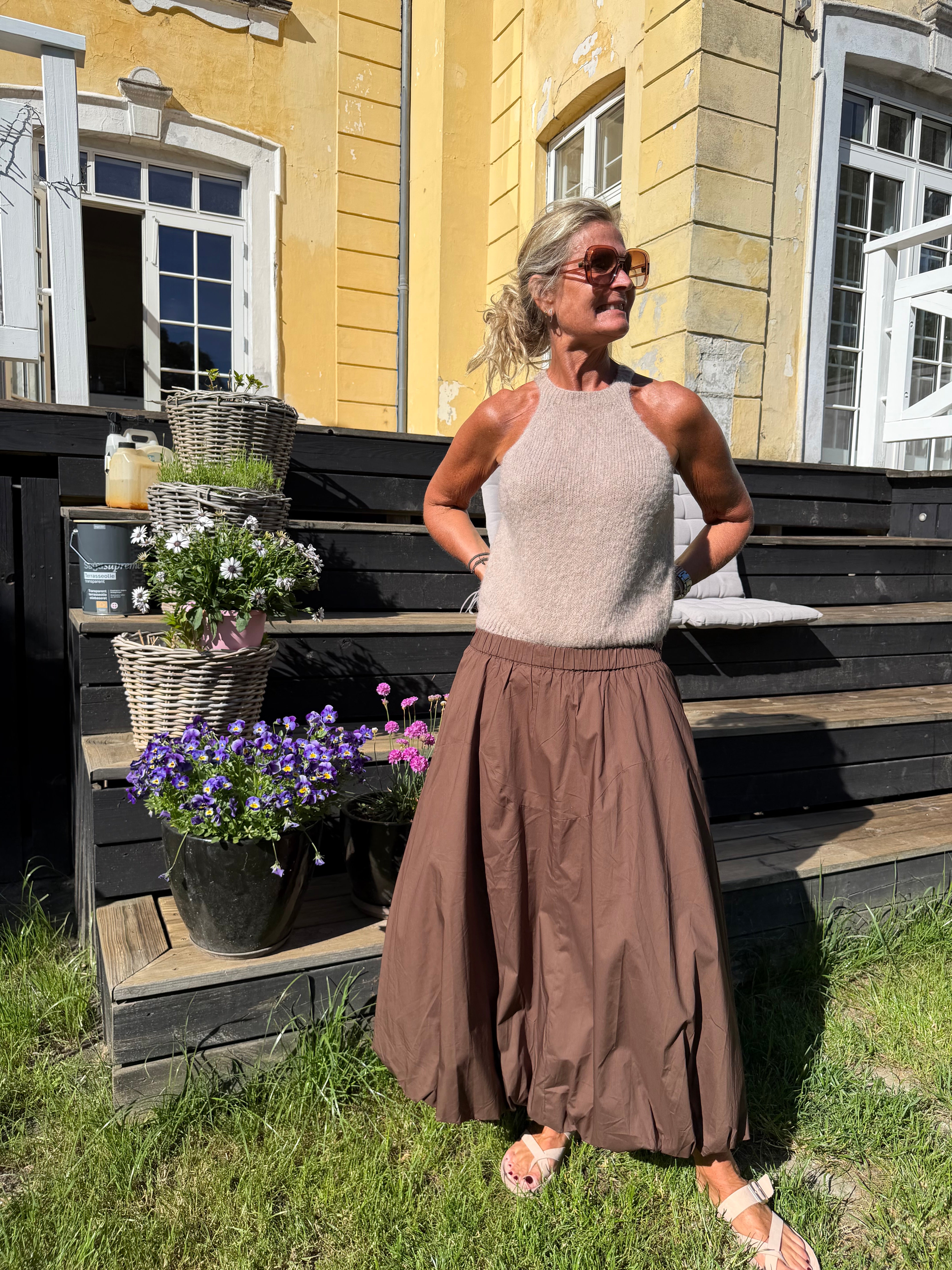 CABANA Living Mira mohair top fango