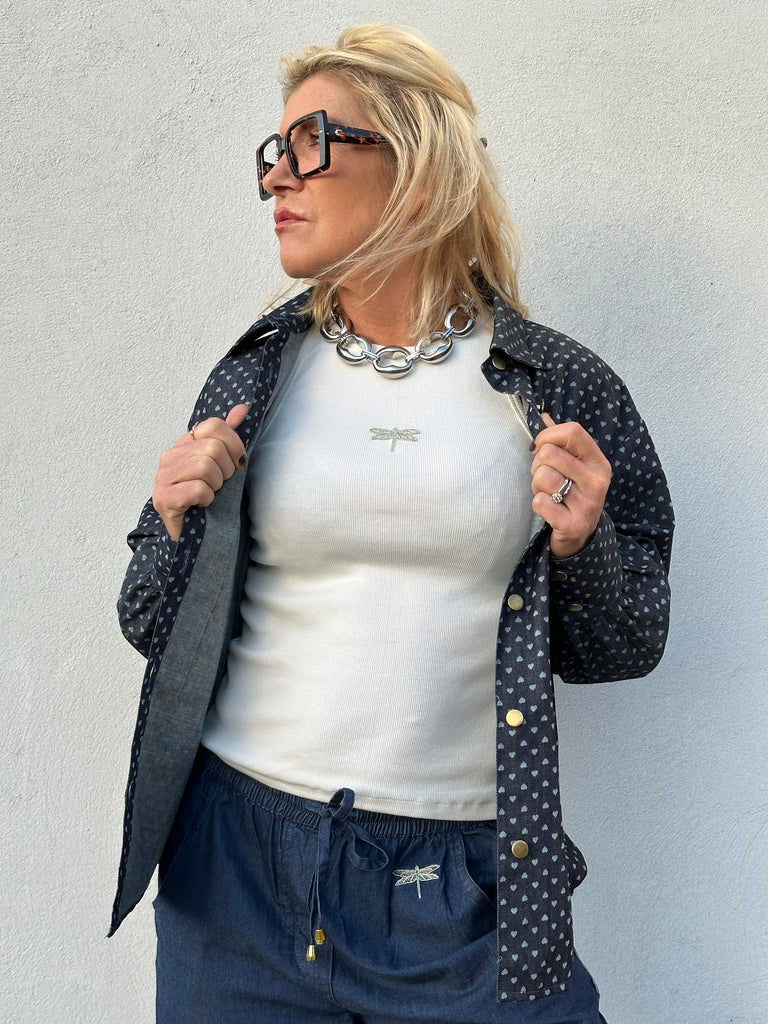 Gaspar 2501302 Osaka tanktop white