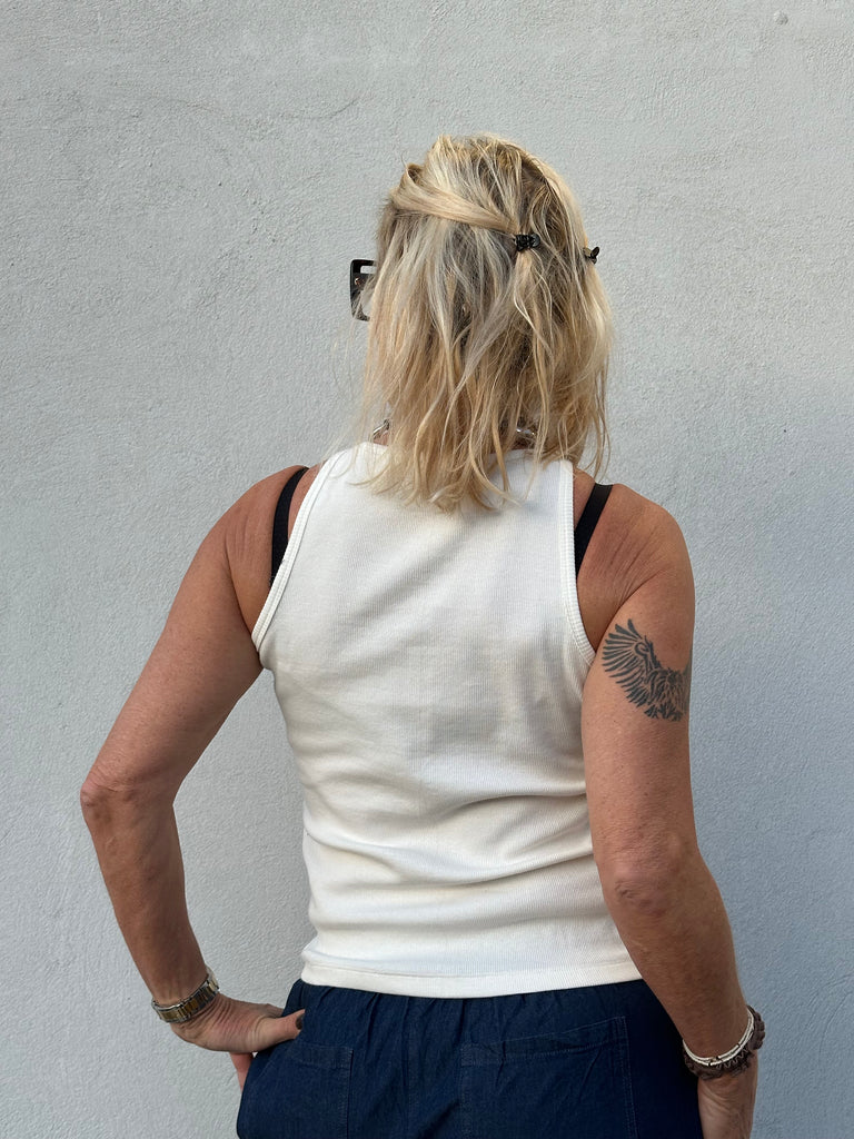 Gaspar 2501302 Osaka tanktop white