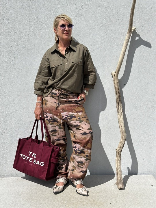 Gaspar 2501313 Oslo skjorte poplin olive