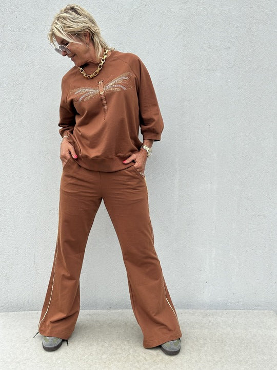 Gaspar 2507920 Samsø sweat pants brown