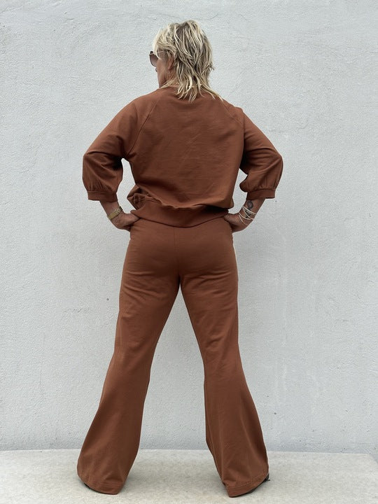 Gaspar 2507920 Samsø sweat pants brown