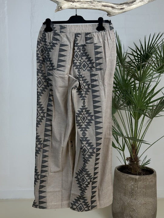 Gaspar 2507900 Honolulu jacquard bukser dark