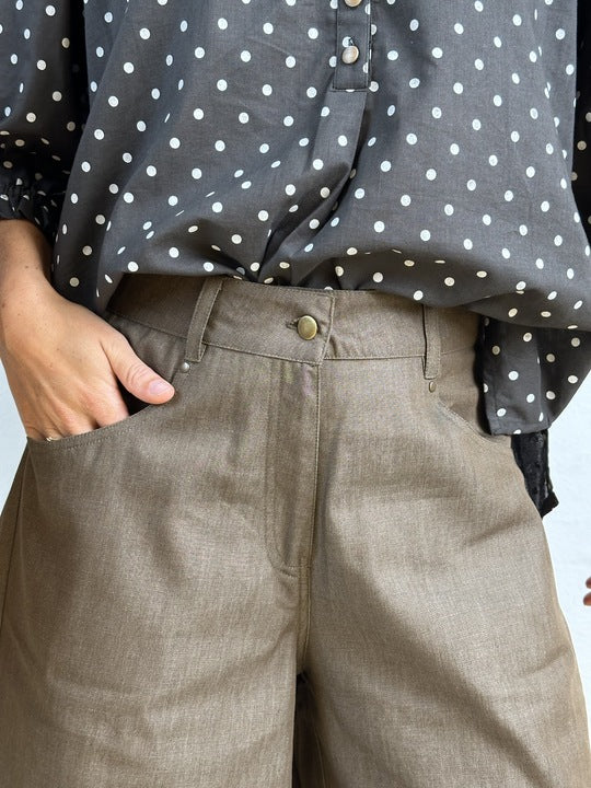 Gaspar 2507901 Paris knickers denim brown