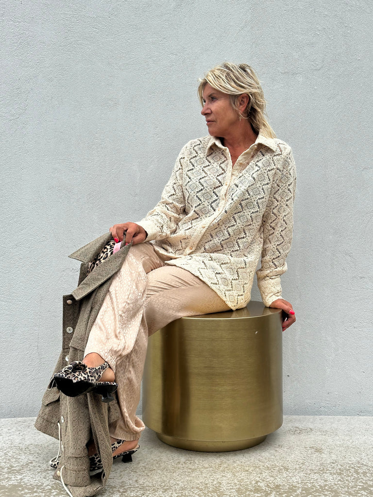 Gaspar 2507907 Fiji satin bukser