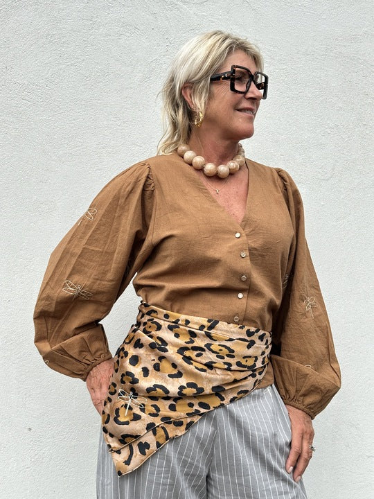 Gaspar 2510100 Rome scarf leo