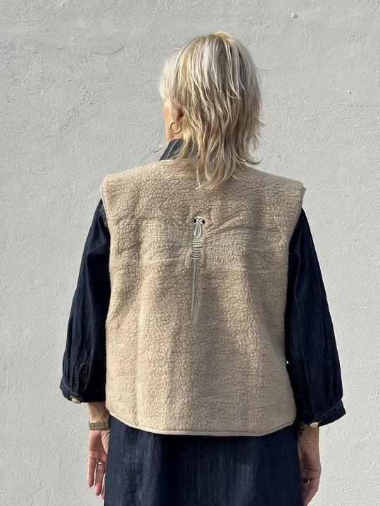 Gaspar 2510301 Duffy waistcoat champagne