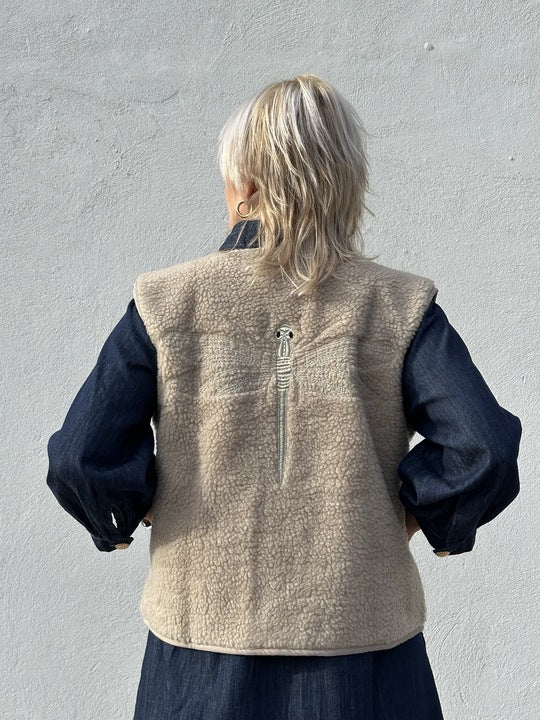 Gaspar 2510301 Duffy waistcoat champagne