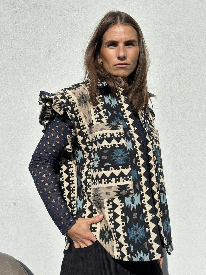 Gaspar 2510314 Toronto waistcoat blue