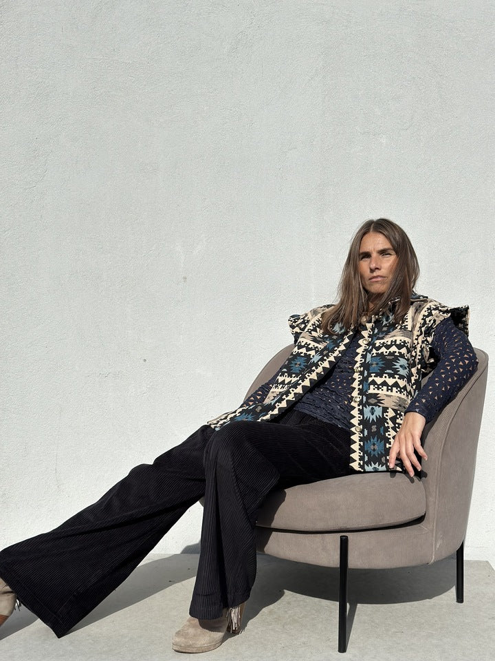 Gaspar 2510314 Toronto waistcoat blue