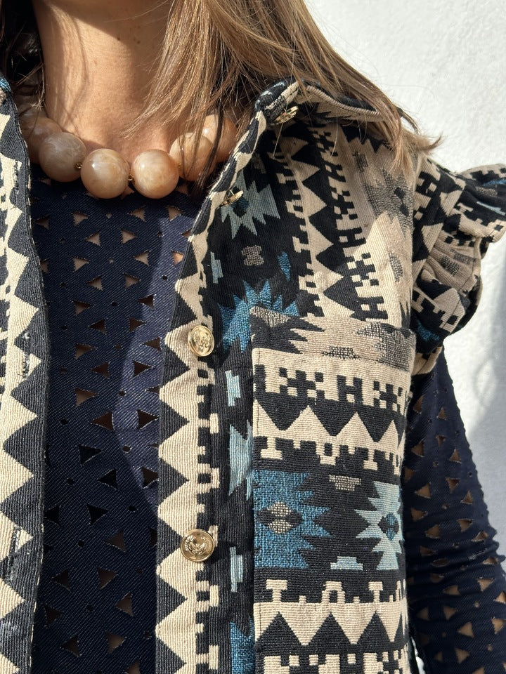 Gaspar 2510314 Toronto waistcoat blue