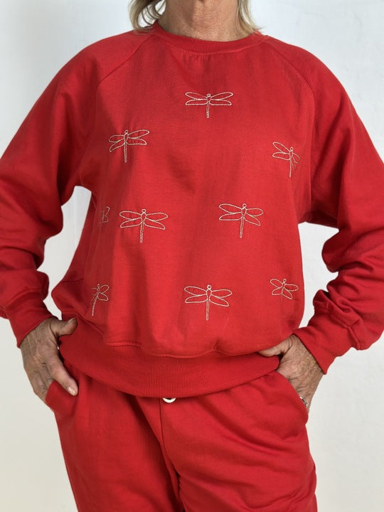 Gaspar 2510324 Fanø sweatshirt red
