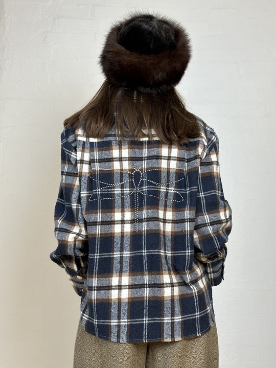 Gaspar 2510327 Malmø check skjorte dark