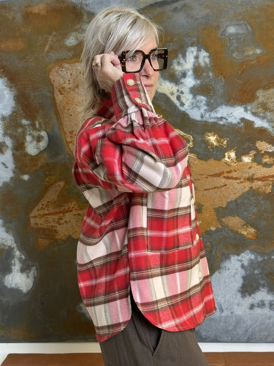 Gaspar 2510331 Malmø skjorte brushed red