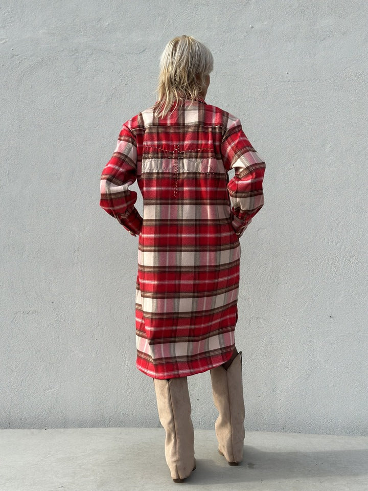 Gaspar 2510333 Aston skjorte brushed red