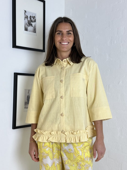 Gaspar 2510339 Vigo canvas shirt yellow