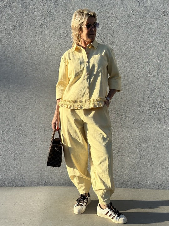 Gaspar 2510339 Vigo canvas shirt yellow