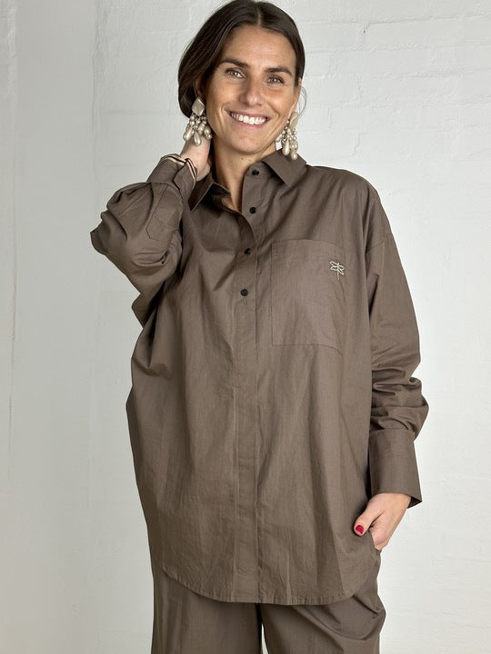 Gaspar 2510342 Skagen shirt brown