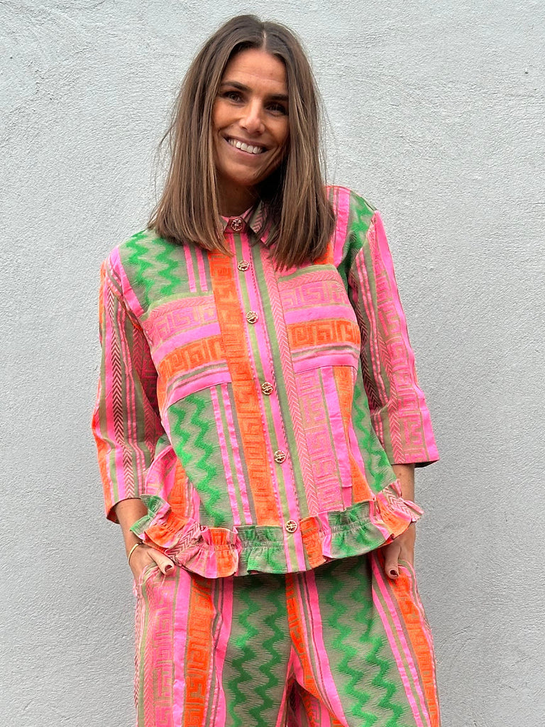 Gaspar 2510346 Vigo jacquard pink