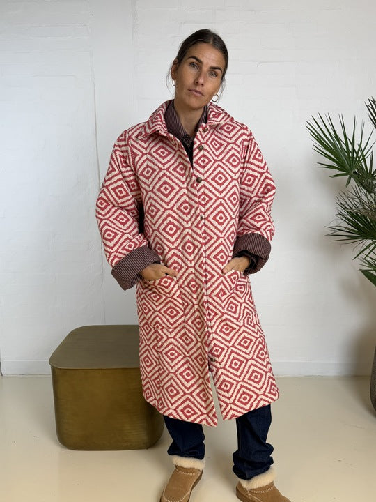 Gaspar 2510503 Bruxelles winter coat red