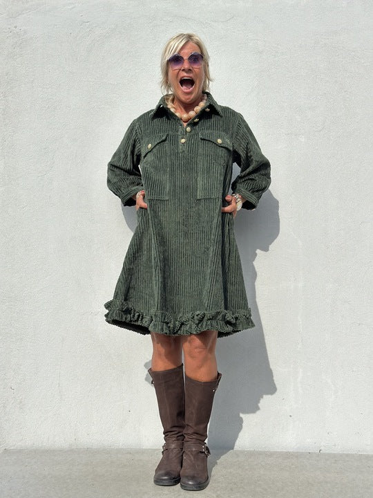 Gaspar 2510704 Rio corduroy kjole bottle