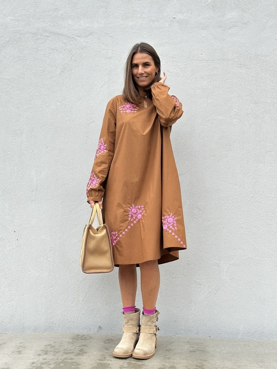 Gaspar 2510710 Berlin dress nougat