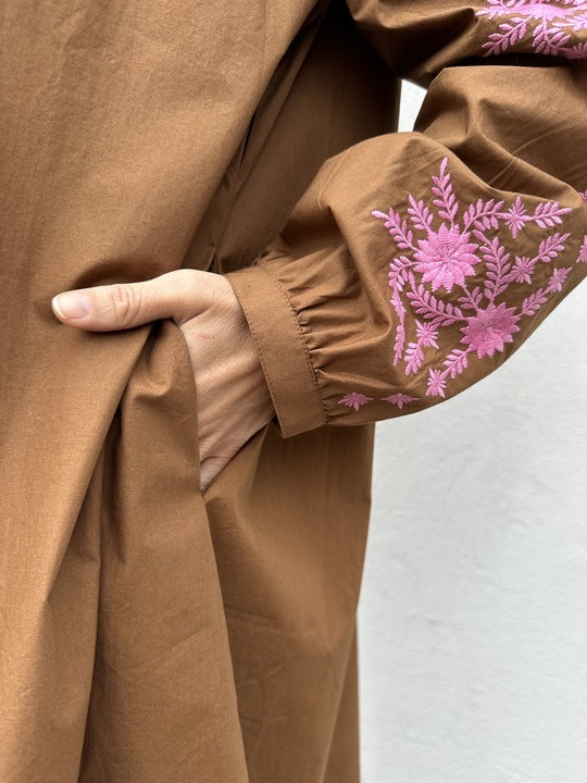 Gaspar 2510710 Berlin dress nougat