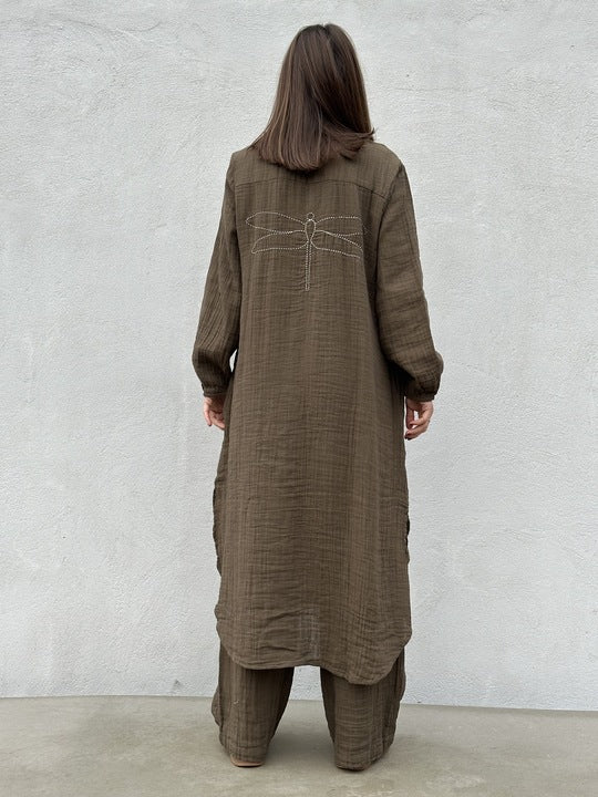 Gaspar 2510719 Miami kaftan brown