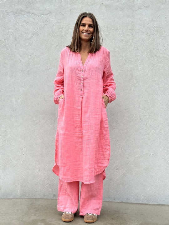 Gaspar 2510719 Miami kaftan coral