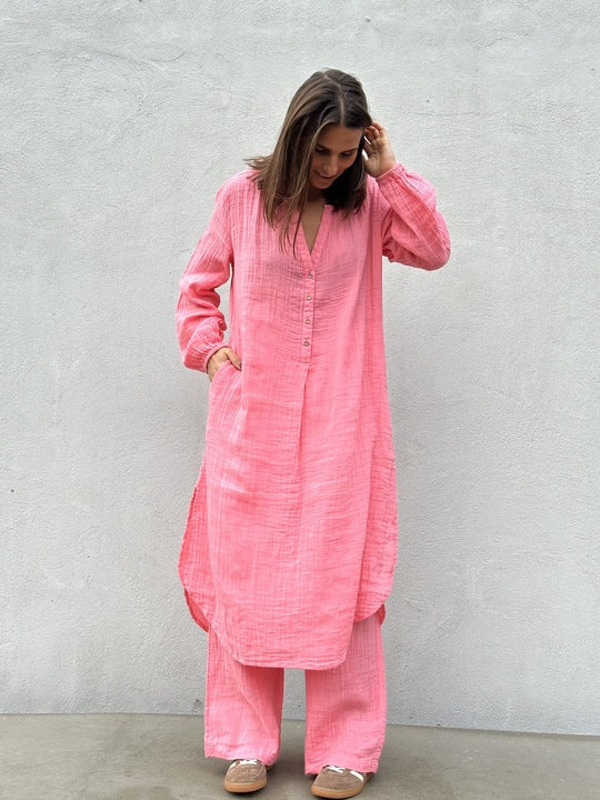 Gaspar 2510719 Miami kaftan coral