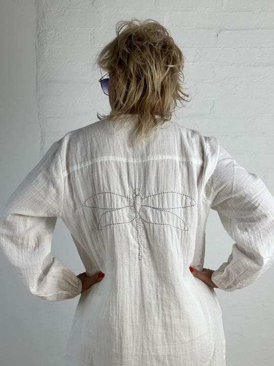 Gaspar 2510719 Miami kaftan white