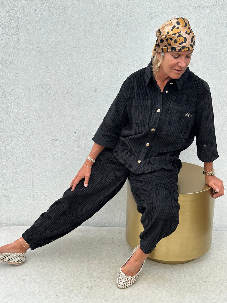 Gaspar 2510901 Colorado corduroy black