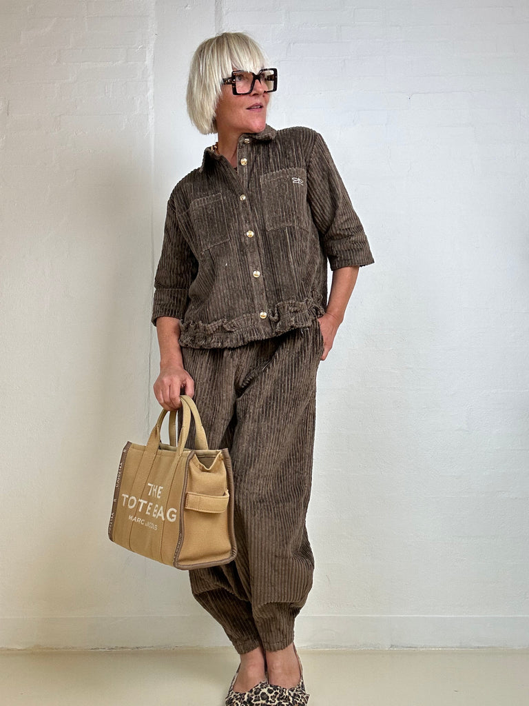 Gaspar 2510901 Colorado corduroy taupe