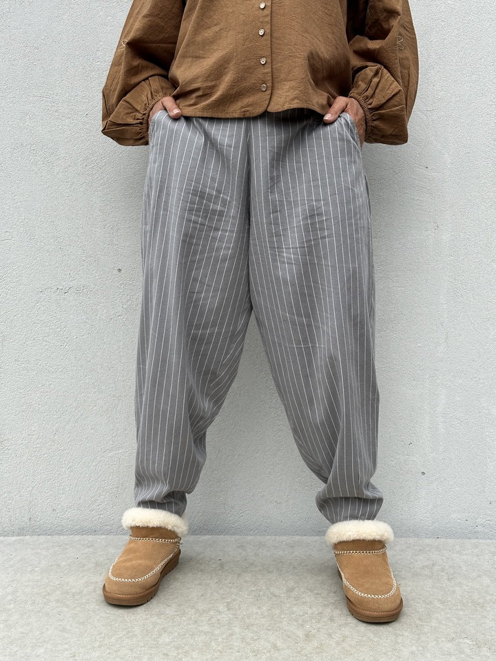 Gaspar 2510902 Colorado stripe pants grey